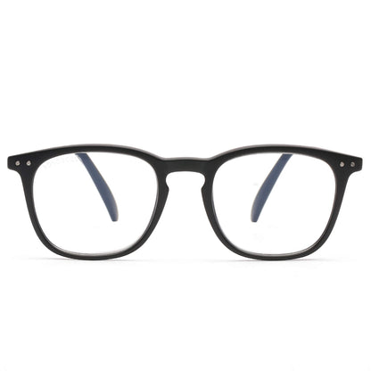 anteojo lectura filtro azul color black redondeado para hombre mujer moda sustentable botellas plasticas recicladas