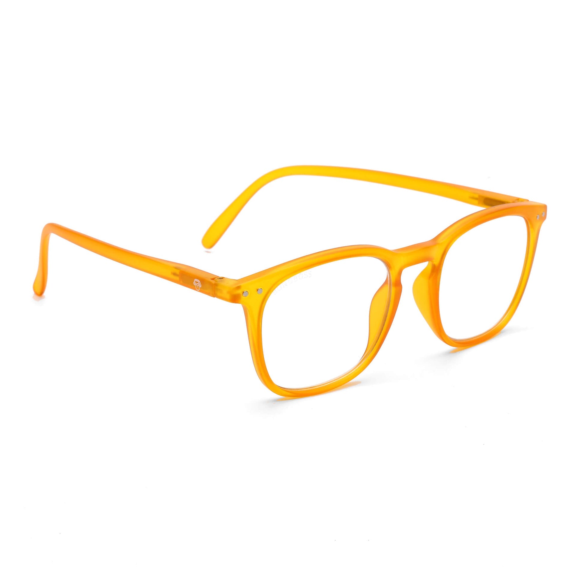 anteojo lectura filtro azul color amarillo redondeado para hombre mujer moda sustentable botellas plasticas recicladas