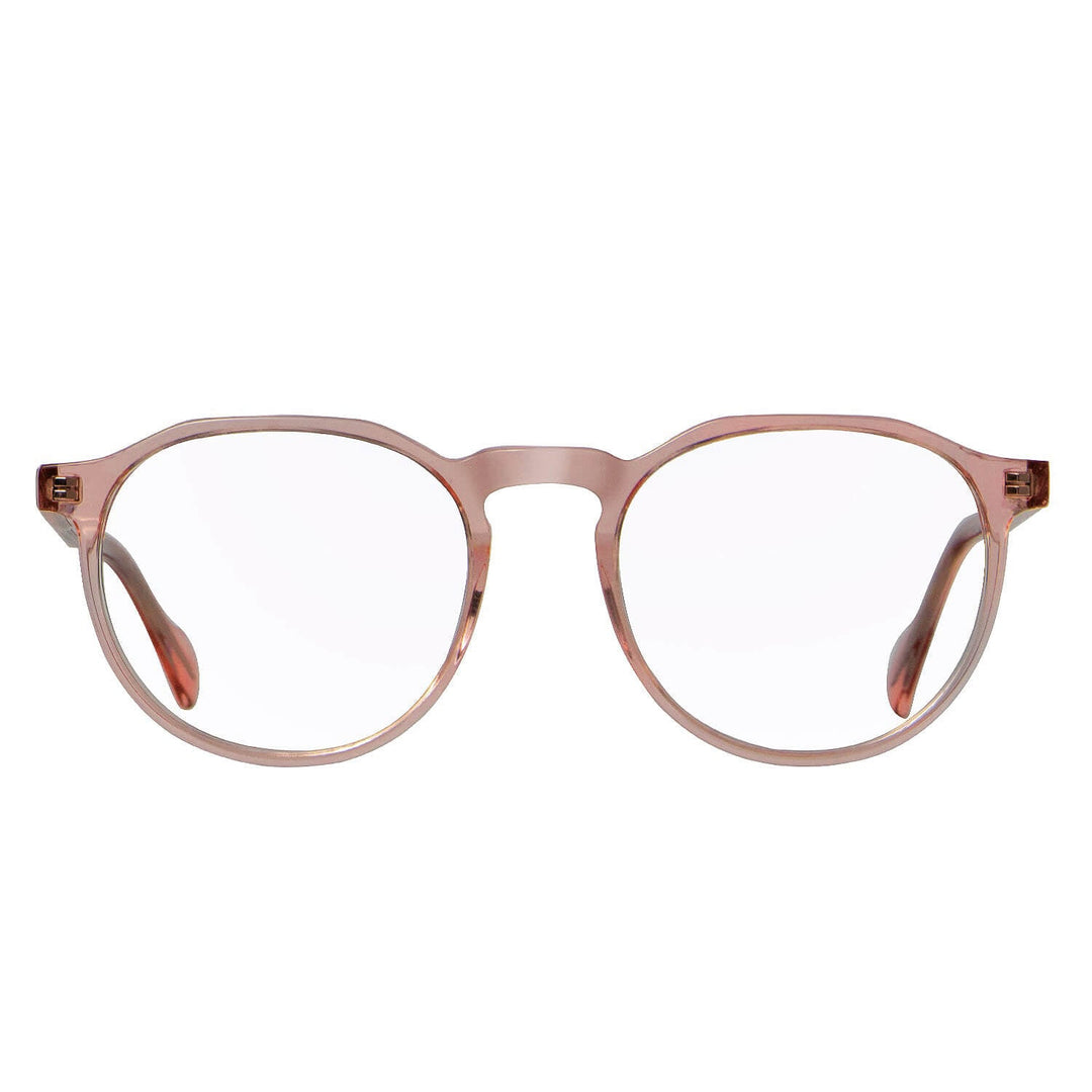 Marcos lenses optical round acetate color durazno blue light filter men women Bonoboss #color_damasco