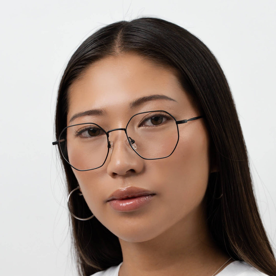 Frame optical with sun clip-on polarized delgado and liviano with or sin prescription optica bonoboss distribuidor optical frames optical wholesale #color_black