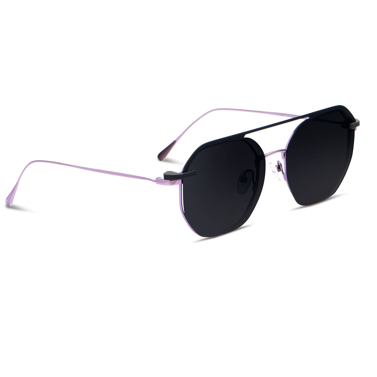 armazon optico con clip de sol polarizado delgado y liviano con o sin receta optica bonoboss distribuidor de marcos opticos mayorista de opticas #color_purple