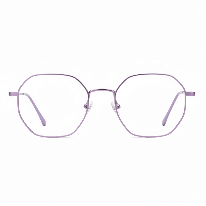Frame optical with sun clip-on polarized delgado and liviano with or sin prescription optica bonoboss distribuidor optical frames front optical wholesale #color_purple