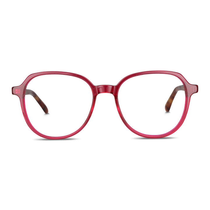 Lentes graduados Galápagos – vista frontal, micas con filtro azul y antirreflejante