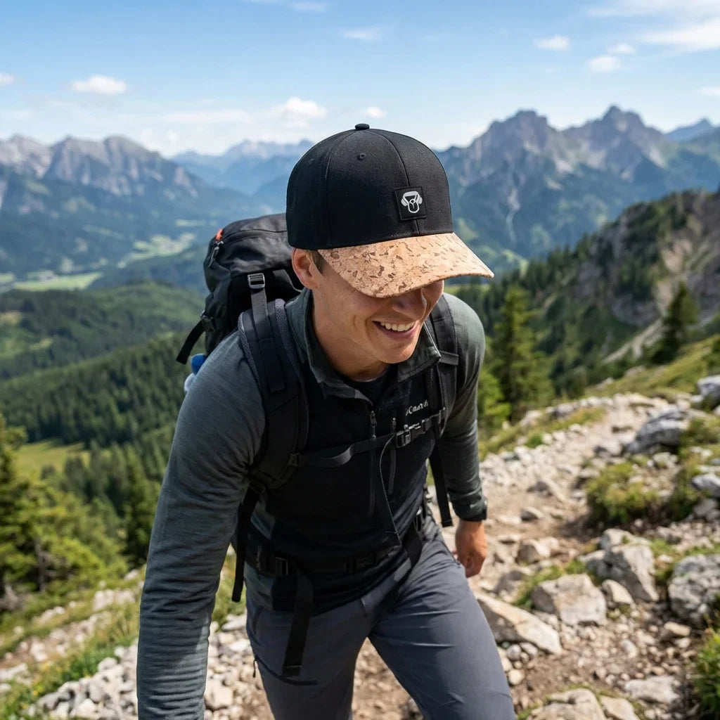 Gorro cork ecológico hiking montaña naturaleza bonoboss