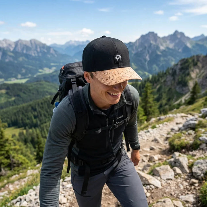 Gorro cork ecológico hiking montaña naturaleza bonoboss