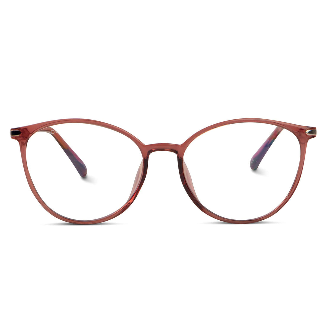 Lenses lectura hanga roa red agate pattern filtro luz blue UV protection400 antirreflejo rpet recycled red terracota women bonoboss