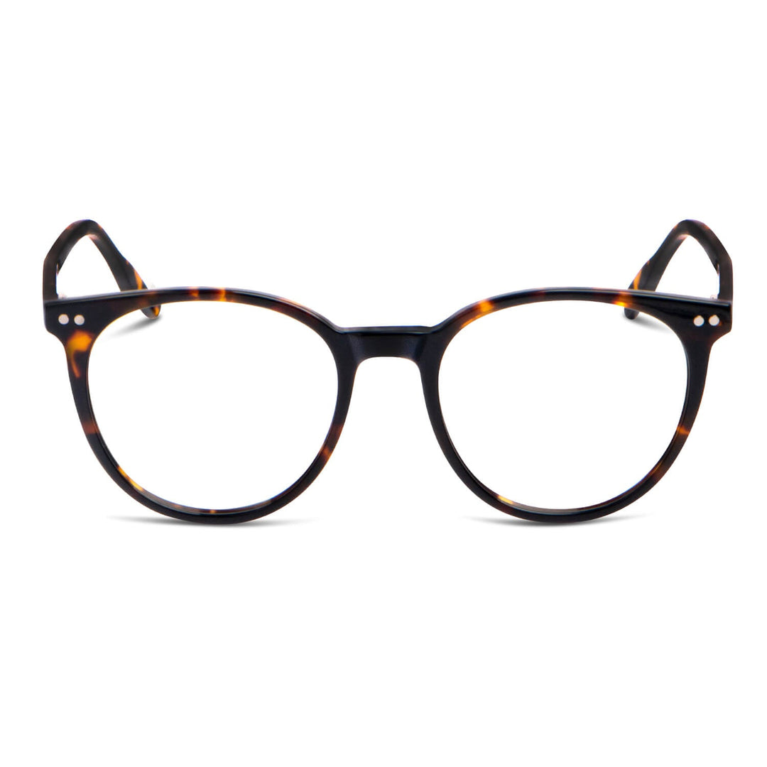 Ipa eyeglasses agate pattern tortoise with sobre lente iman sun clip-on polarized for lenses optical prescription for men and women fronta Bonoboss #color_carey