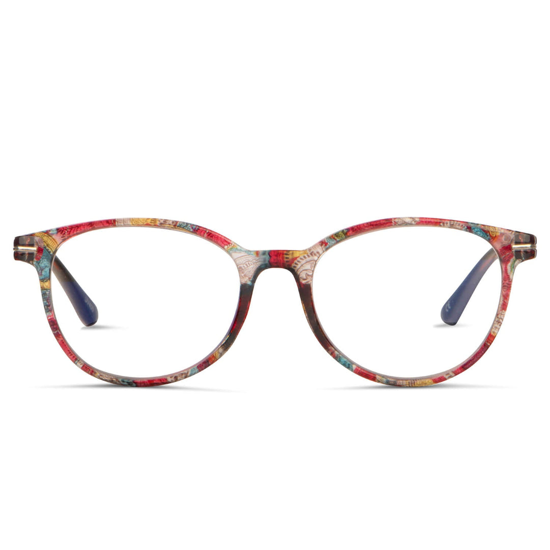 Lenses lectura jackie mosai agate pattern filtro luz blue UV protection400 antirreflejo rpet recycled multicolor mosaico women bonoboss