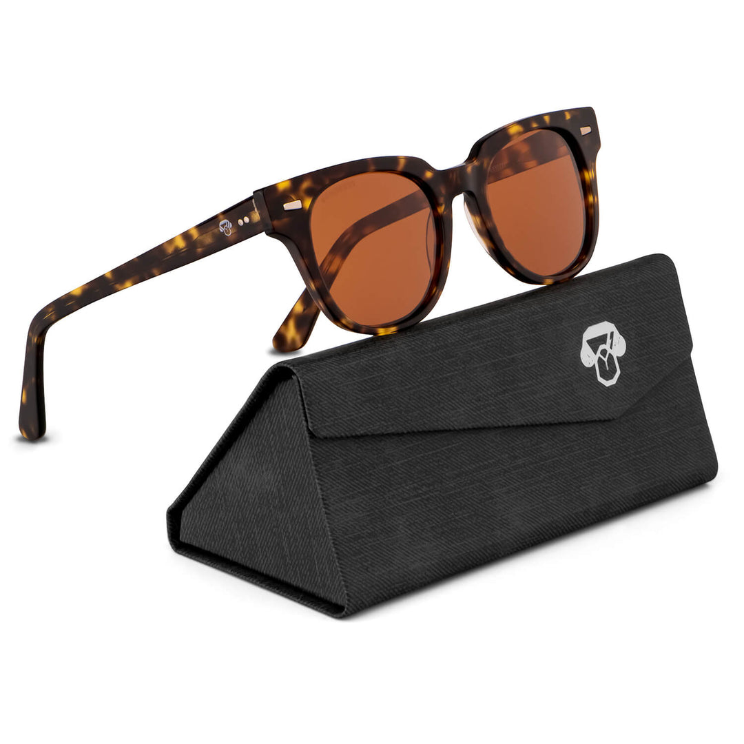 Gafa sun óptica polarized for women round face and large Bonoboss #color_carey
