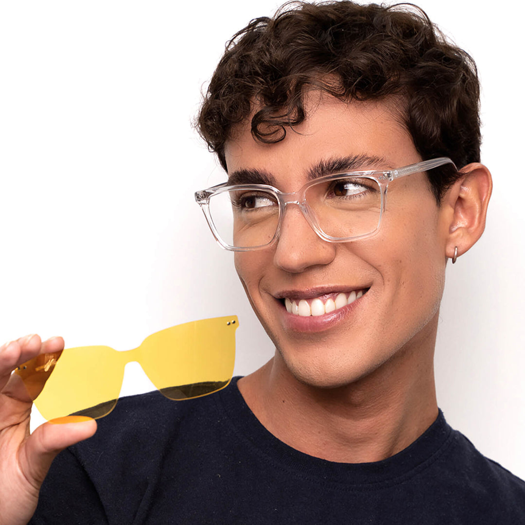 Lenses optical polarized sun clip-on clip-on overlay iman men women big face clear.jpg Bonoboss #color_transparente
