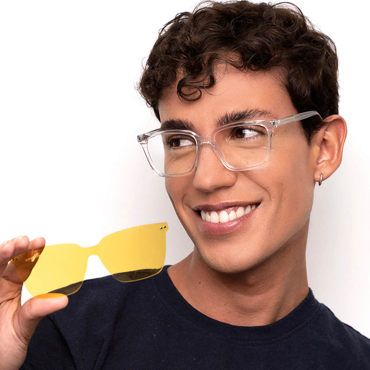 Lenses optical polarized sun clip-on clip-on overlay iman men women big face clear.jpg Bonoboss #color_transparente