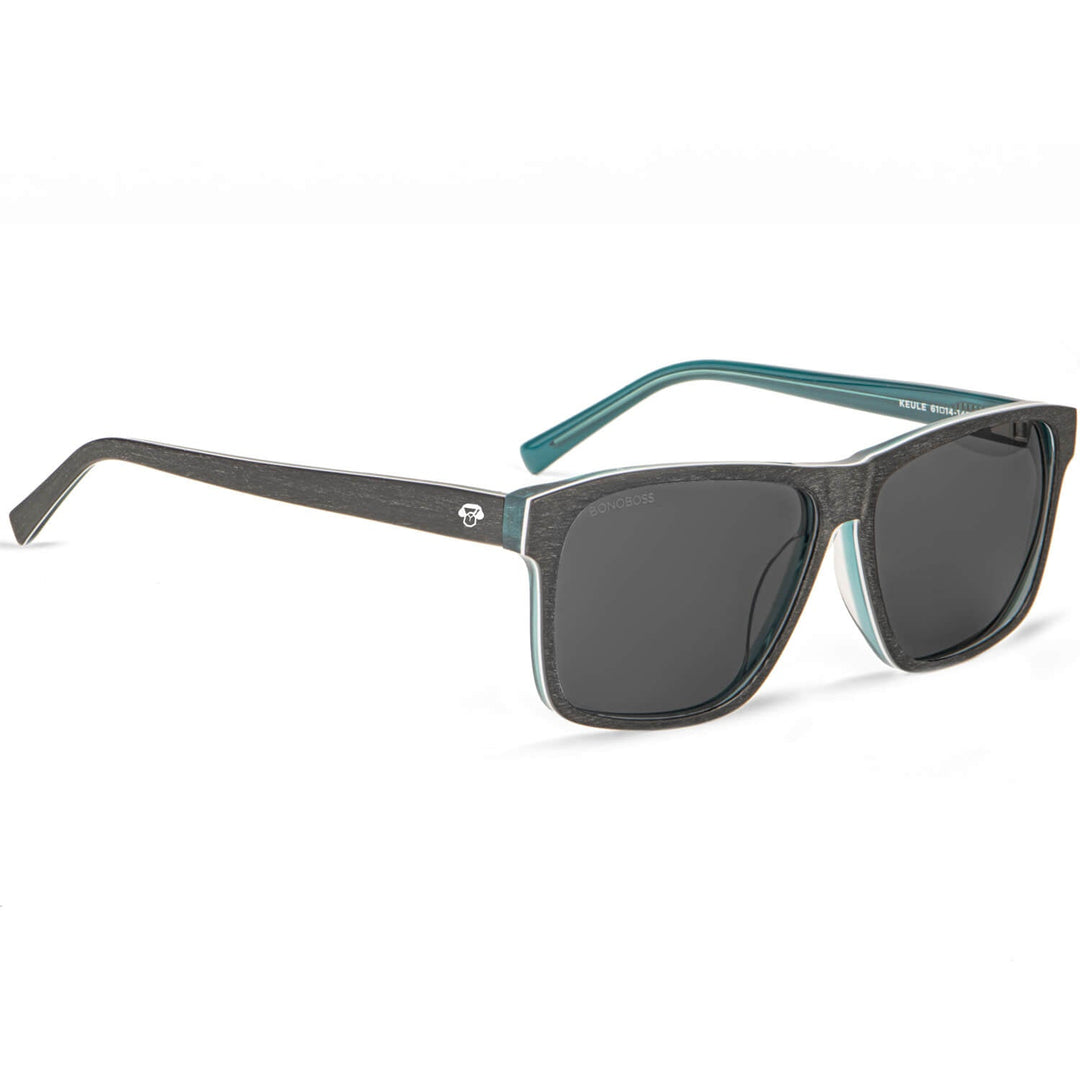 Lenses sunglasses polarized rectangular darkblue black for men Bonoboss #color_darkblue