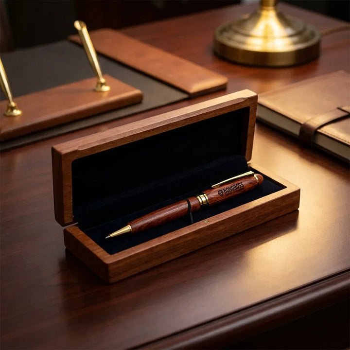 Lápiz wooden premium corporate gift caja elegante bonoboss