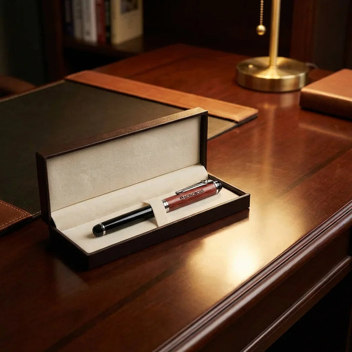 Lápiz wooden premium corporate gift caja elegante bonoboss