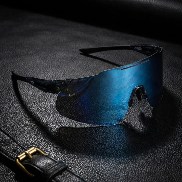 Lenses sun snake polarized UV400 bio-acetate cat eye blue sobre black leather premium brass detail bonoboss #editorial_grid1 #color_blue