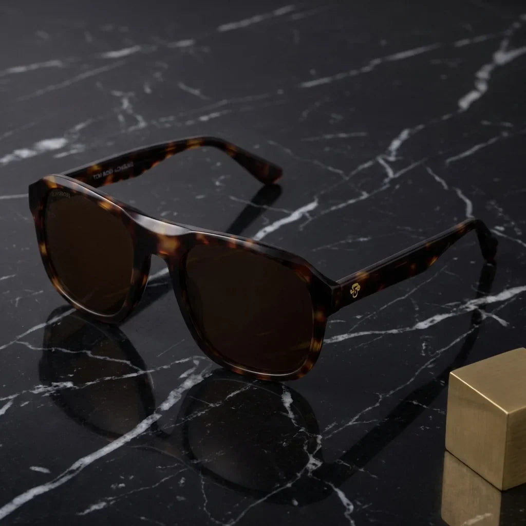 Men wearing lenses sun tom sun bio-acetate polarized aviator tortoise driving mejora contraste carretera bonoboss #editorial_banner #color_carey