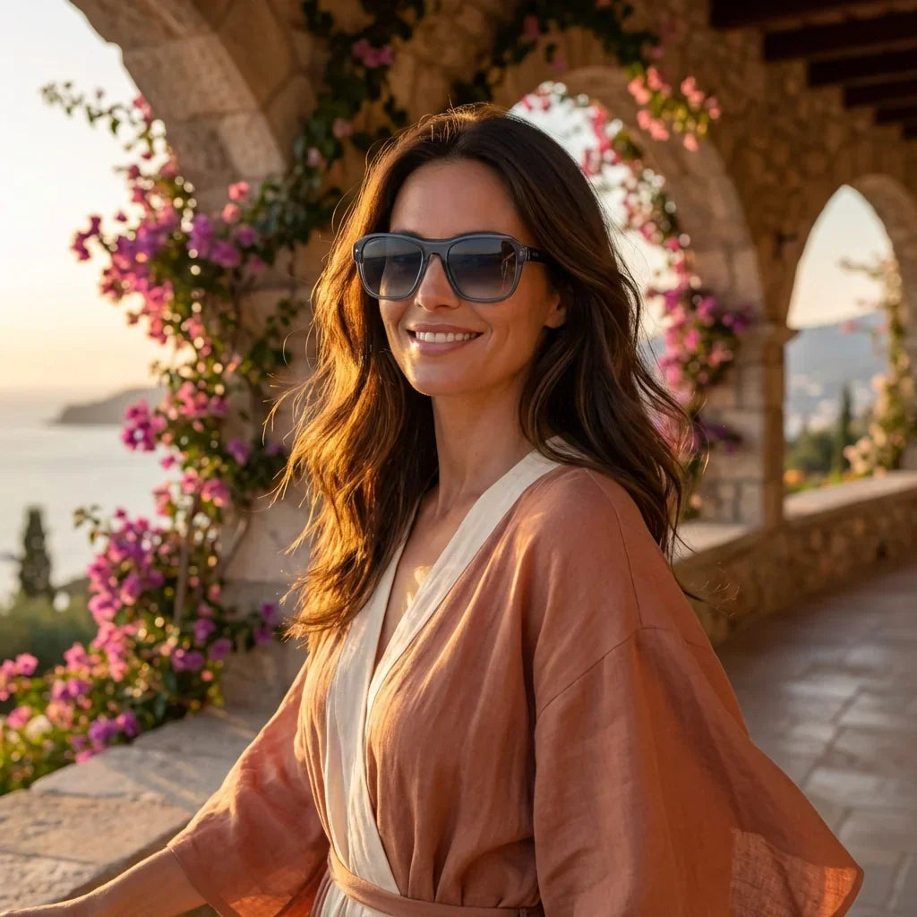 Lenses sun tom sun polarized bio-acetate biodegradable aviator tortoise flat lay urban accessories kit estilo bonoboss #editorial_detail2 #color_carey