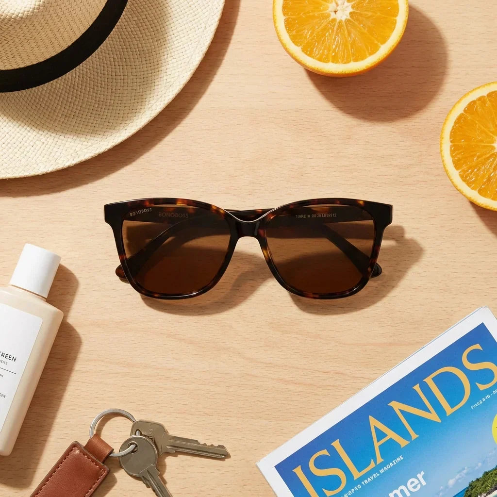 Lenses sun tiare polarized bio-acetate tortoise composicion summer essentials beach accessories women bonoboss #editorial_detail1 #color_carey