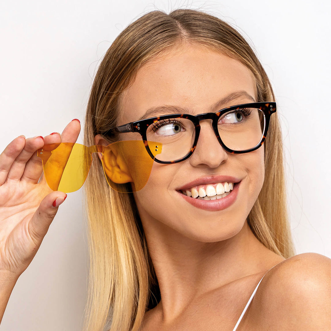 Lenses optical polarized sun clip-on clip-on overlay iman men women big face tortoise.jpg Bonoboss #color_carey