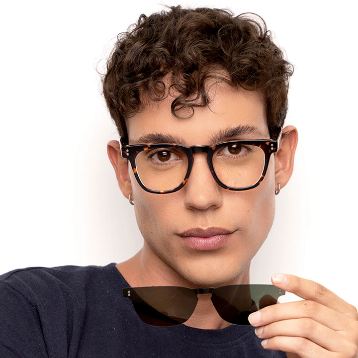 Lenses optical polarized sun clip-on clip-on overlay iman men women big face tortoise.jpg Bonoboss #color_carey