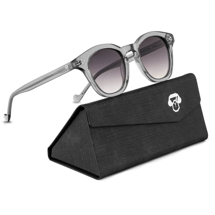 Lenses or sunglasses polarized round moda and in oferta for men and women Bonoboss #color_gris