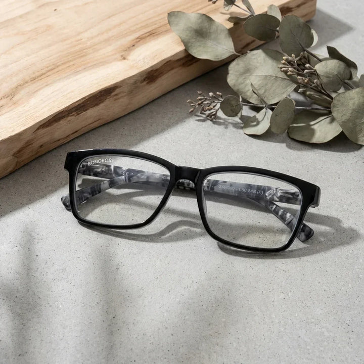 Side view lenses lectura lennox3 island triple proteccion luz blue UV400 antirreflejo rpet recycled bonoboss