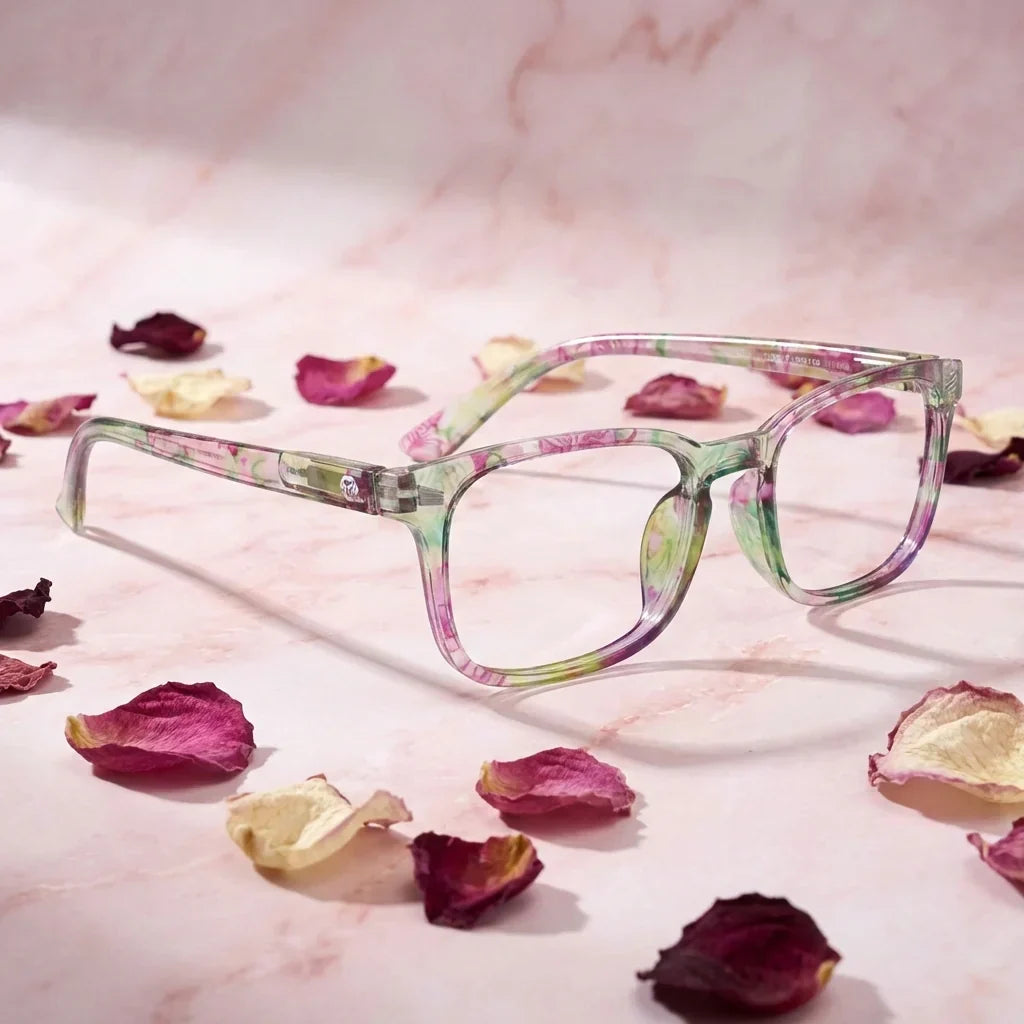 Side view lenses lectura oncol pink triple proteccion luz blue UV400 antirreflejo rpet recycled bonoboss