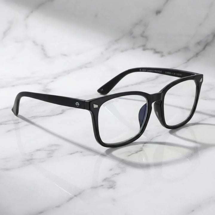 Side view lenses lectura oncol60 triple proteccion luz blue UV400 antirreflejo rpet recycled bonoboss