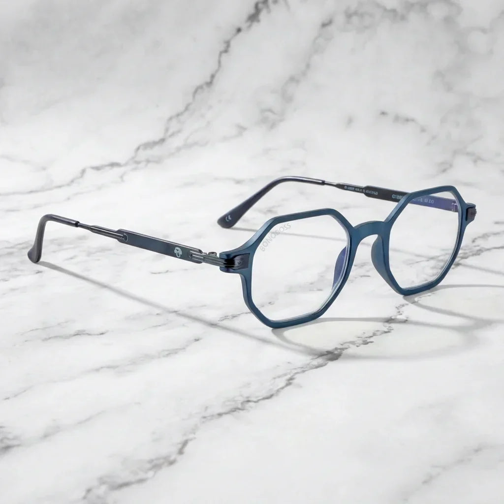 Side view lenses lectura puerto octai triple proteccion luz blue UV400 antirreflejo rpet recycled bonoboss