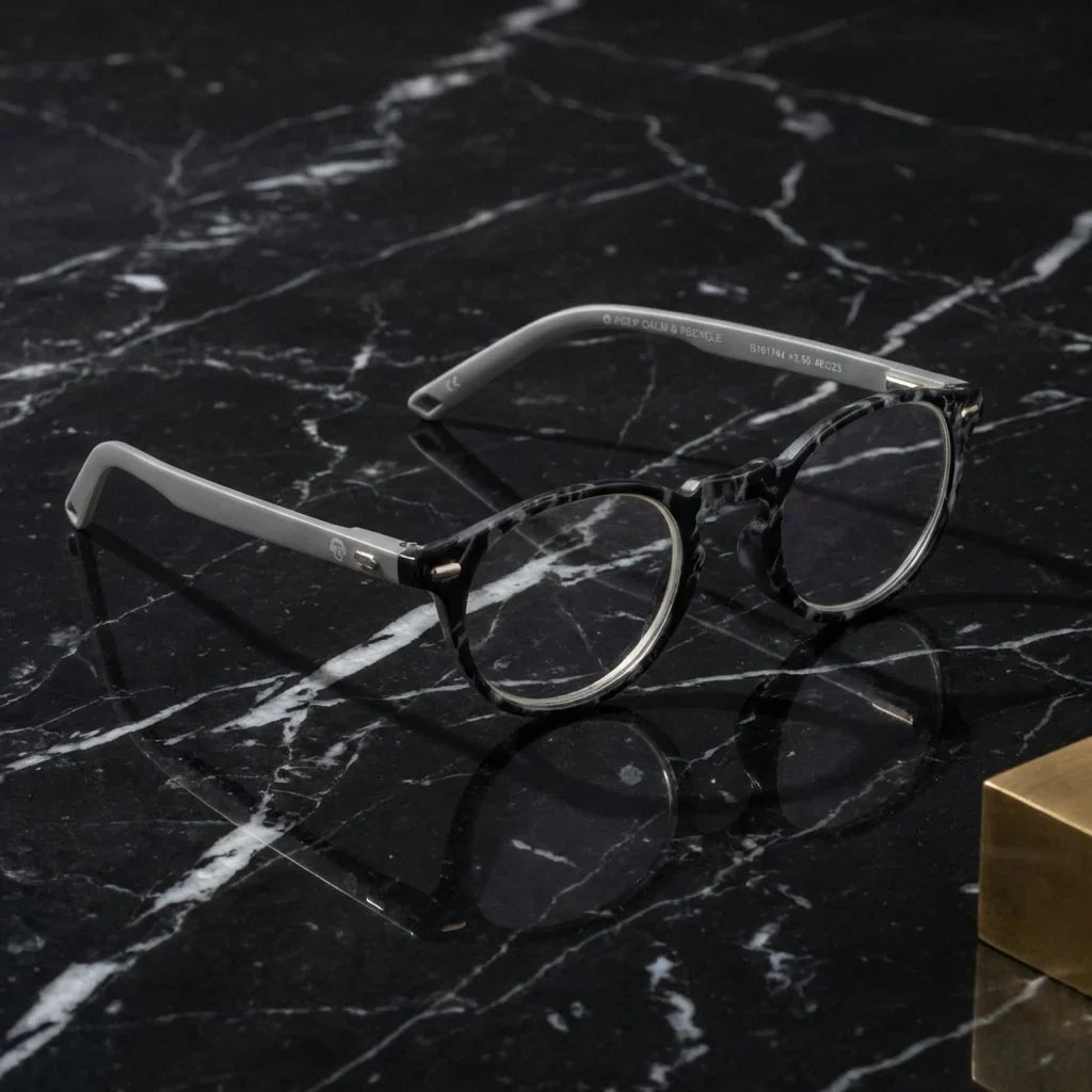 Side view lenses lectura whoopi black triple proteccion luz blue UV400 antirreflejo rpet recycled bonoboss