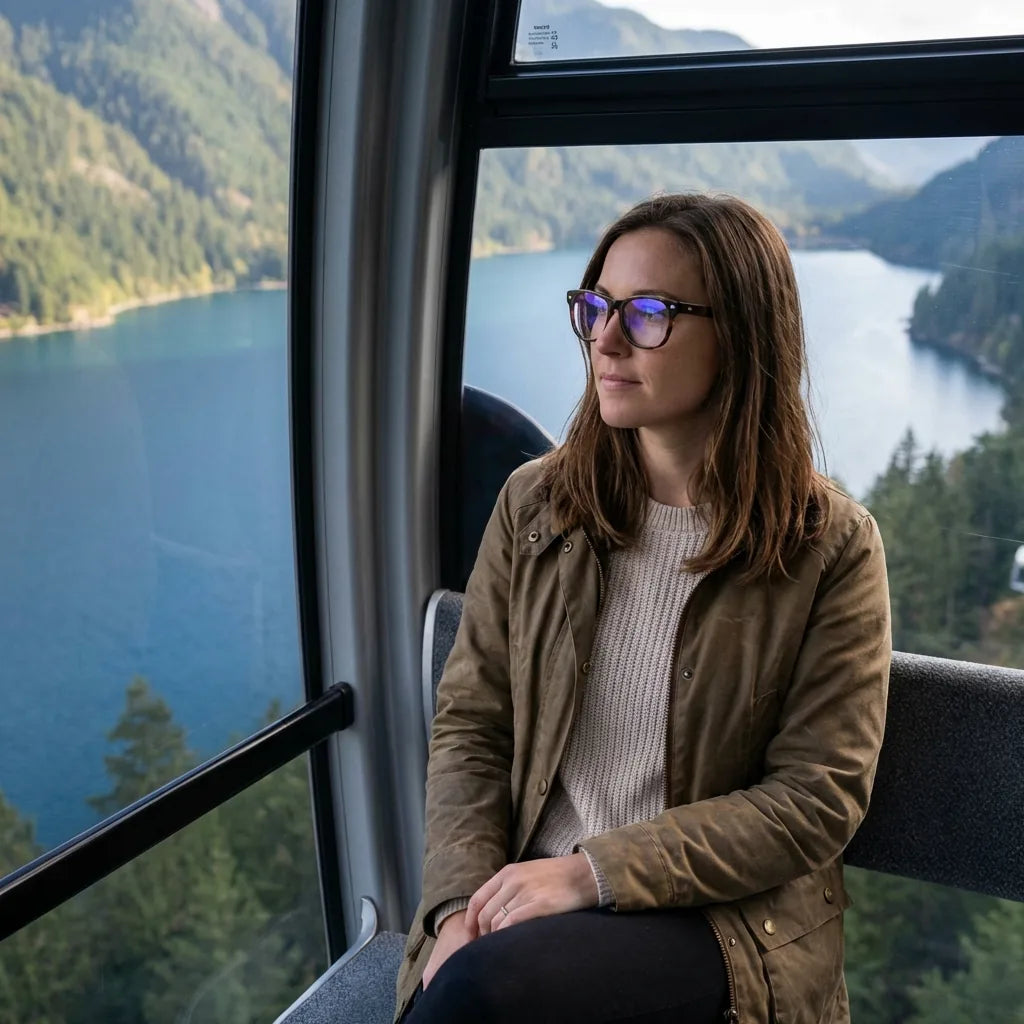 Lenses optical acacia tortoise modelo in teleférico with vista a lago bonoboss #editorial_lifestyle3 #color_carey