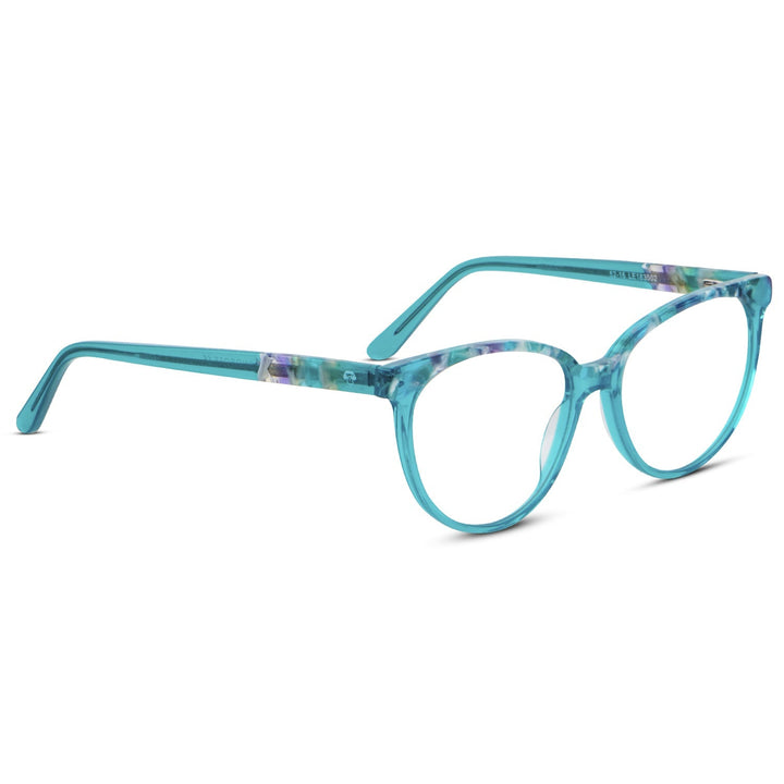 Marcos lenses optical agate pattern color calipso florish multifocal bifocal adelgazado blue light filter men women Bonoboss #color_calipso