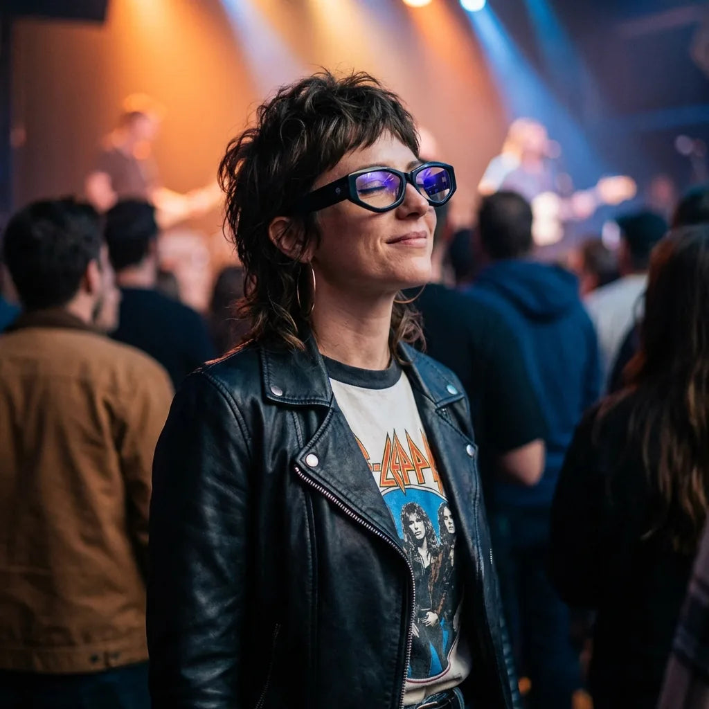 Lenses optical artemisa black women in concierto nocturno urbano bonoboss #editorial_lifestyle2 #color_negro