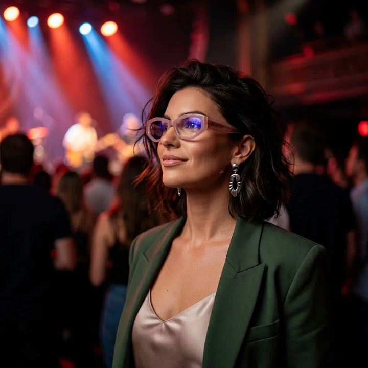 Lenses optical artemisa pink women in concierto nocturno urbano bonoboss #editorial_lifestyle4 #color_pink
