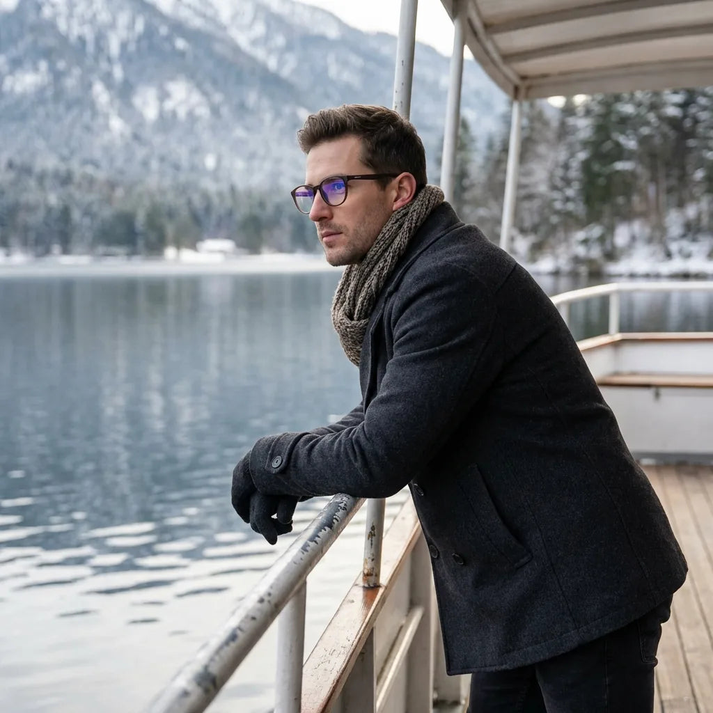 Lenses optical ashley brown modelo in barco lago with bosque nevado bonoboss #editorial_lifestyle2 #color_brown