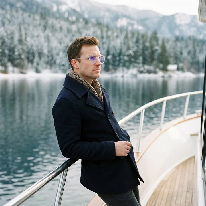 Lenses optical ashley clear modelo in barco lago with bosque nevado bonoboss #editorial_lifestyle2 #color_transparente