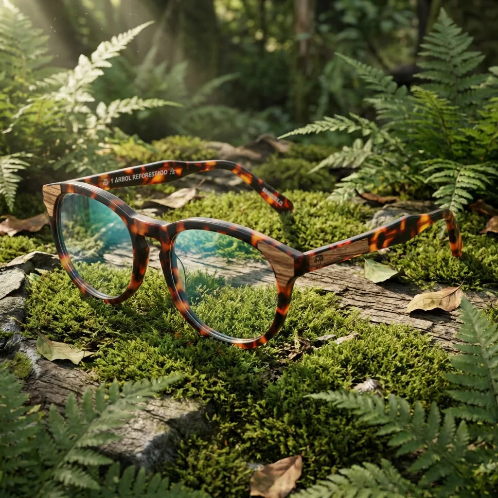 Lenses optical chiloe 0084 optical tortoise sobre black leather with detalle brass gold calidad premium prescription bonoboss #editorial_banner_confianza #color_carey