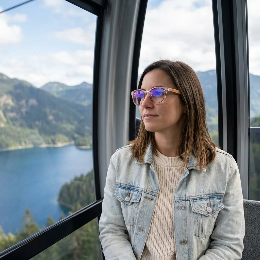 Lenses optical chiloe clear modelo in teleférico with vista a lago bonoboss #editorial_lifestyle1 #color_transparente