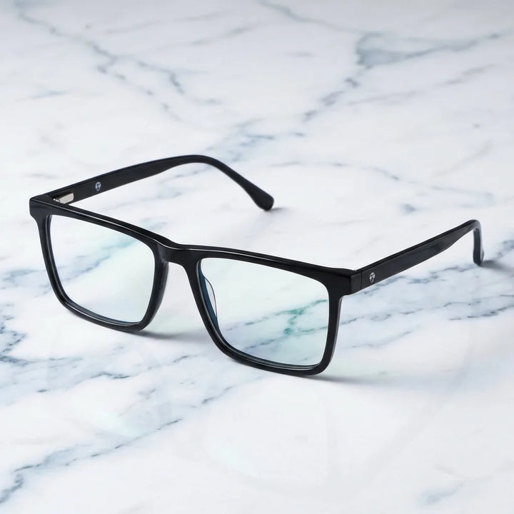 Lenses optical condor black sobre mármol white elegante frame premium bonoboss #editorial_armazon #color_negro