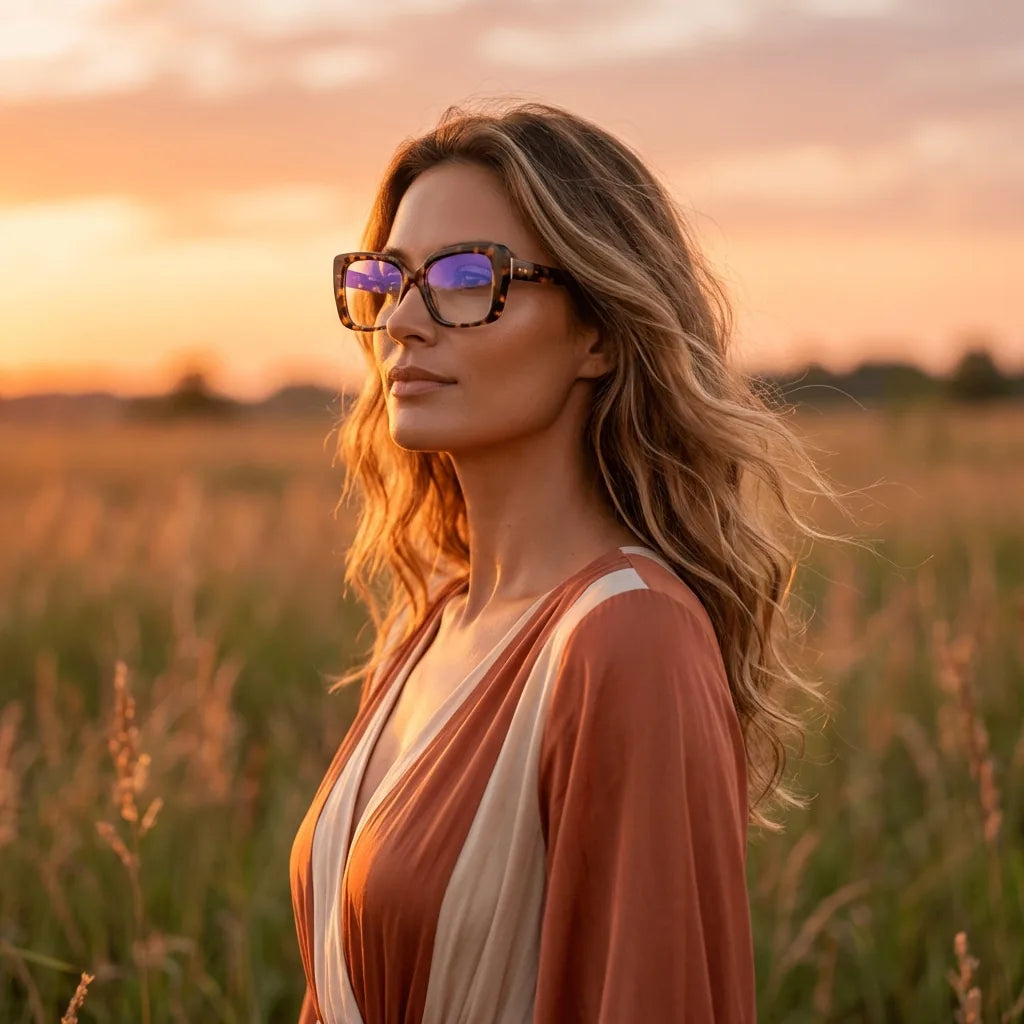 Lenses optical domi tortoise women in café with amigas ambiente social bonoboss #editorial_lifestyle1 #color_carey