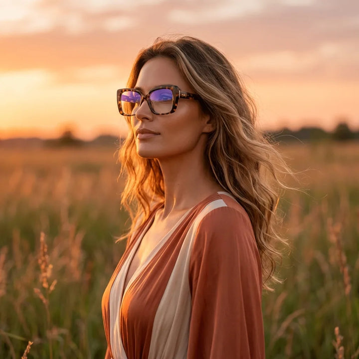 Lenses optical domi tortoise women in café with amigas ambiente social bonoboss #editorial_lifestyle1 #color_carey