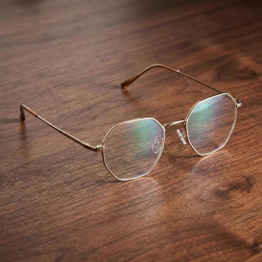 Lenses optical galapagos magnet black sobre black leather with detalle brass gold calidad premium prescription bonoboss #editorial_banner_confianza #color_black