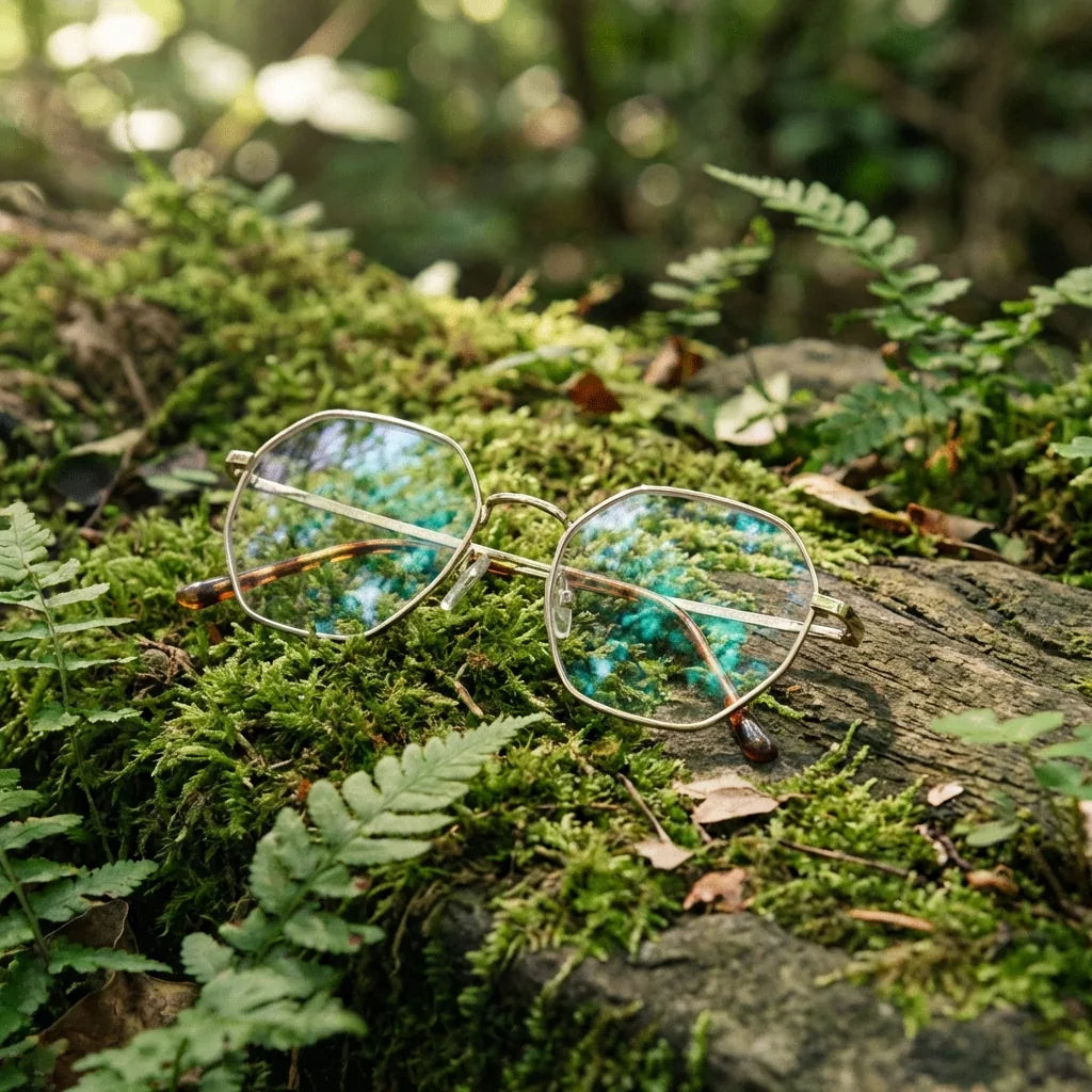 Lenses optical galapagos magnet black in bosque green natural diseño sustainable bonoboss #editorial_sustentabilidad #color_black
