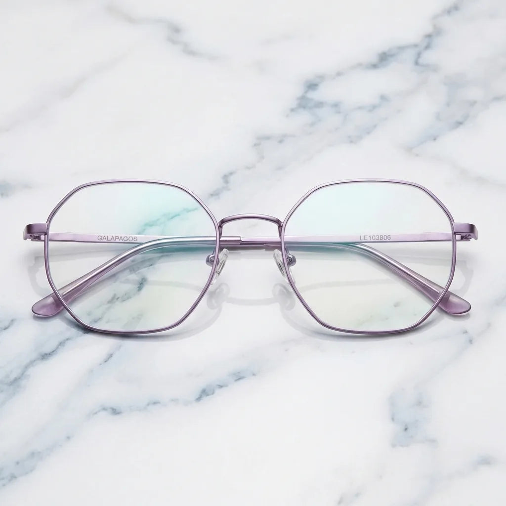 Lenses optical galapagos magnet silver sobre mármol white elegante frame premium bonoboss #editorial_armazon #color_silver