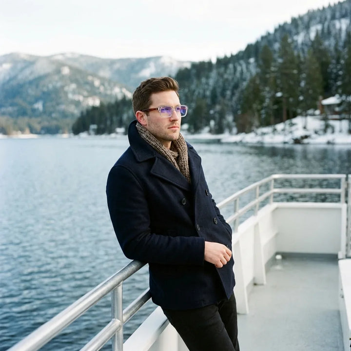 Lenses optical london acetate crystal tortoise modelo in barco lago with bosque nevado bonoboss #editorial_lifestyle1 #color_crystal-carey