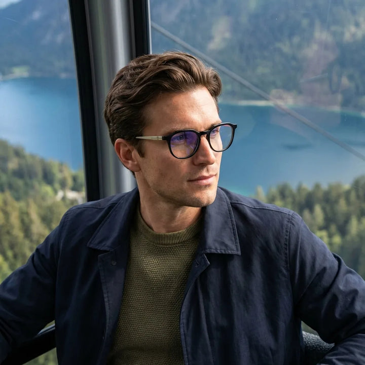 Lenses optical octavia clear women in terraza with vista panorámica bonoboss #editorial_lifestyle2 #color_transparente
