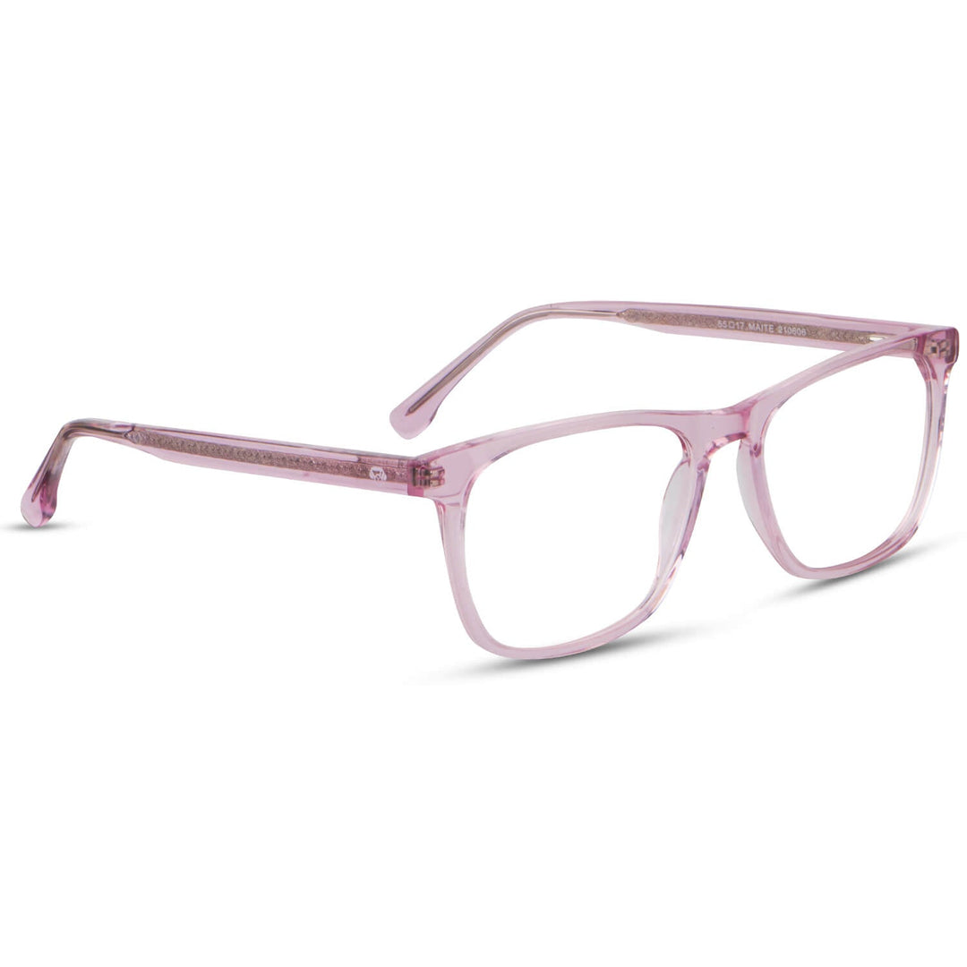 Marcos lenses optical oval rectangular pink multifocal bifocal adelgazado blue light filter men women Bonoboss #color_durazno