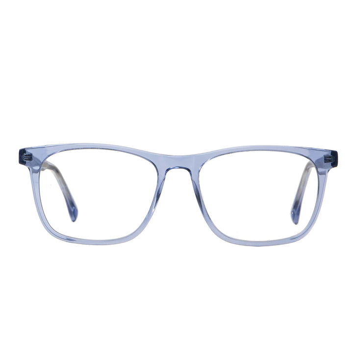 Marcos lenses optical oval rectangular color celeste multifocal bifocal adelgazado blue light filter men women Bonoboss #color_azul
