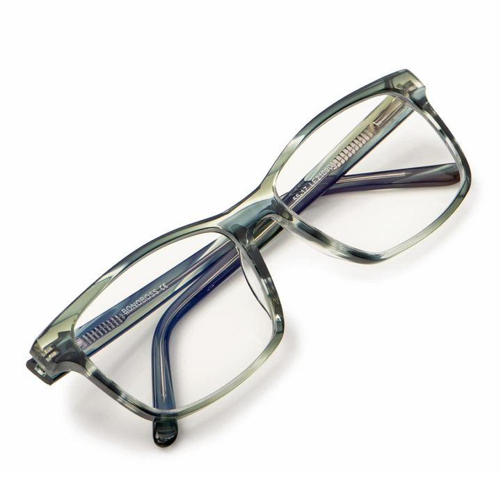 Marcos lenses optical rectangular oval green multifocal bifocal adelgazado blue light filter men women round face.jpg Bonoboss #color_verde