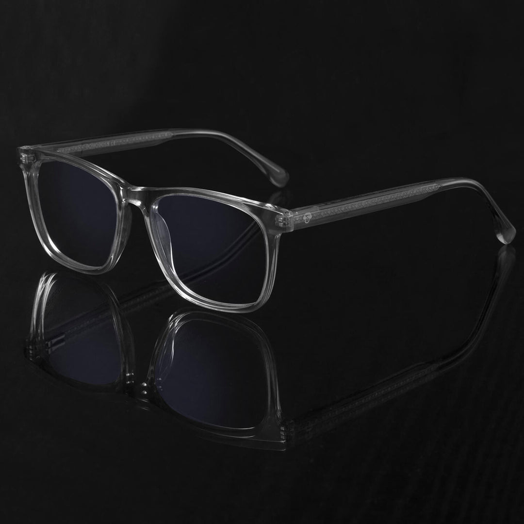 Marcos lenses optical oval rectangular clear multifocal bifocal adelgazado blue light filter men women Bonoboss #color_transparente